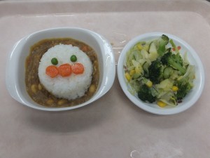 幼児食 アンパンマンカレー 野菜スープ