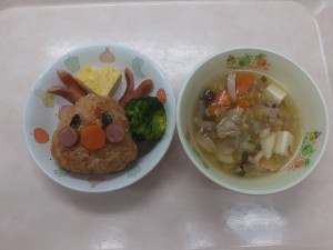 幼児食 トナカイランチ 野菜スープ