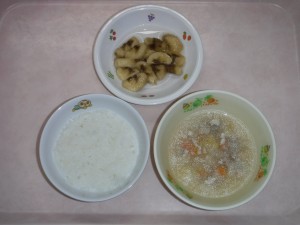 離乳食 なんはん 五目スープ 煮ばなな