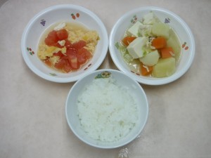 離乳食1 ご飯 豆腐の五目煮 トマトと豆腐のふわふわ煮