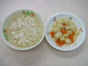 離乳食 うどん 野菜のそぼろ煮