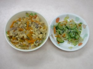 幼児食 他人丼 甘酢和え