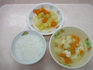 離乳食1 なんはん 野菜スープ 五目煮