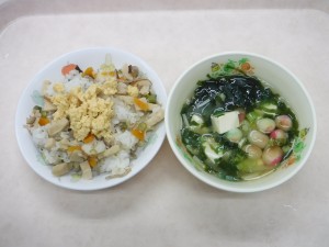 幼児食 ちらし寿司 清まし汁