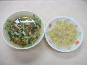 離乳食 きざみうどん 煮バナナ
