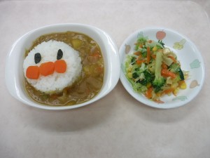 幼児食 カレーライス ドレッシング和え